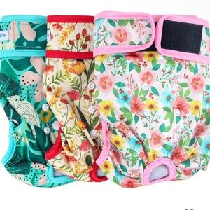 Leekalos Reusable Washable Small Female Dog Diapers